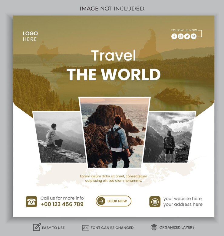 Travel Post design template