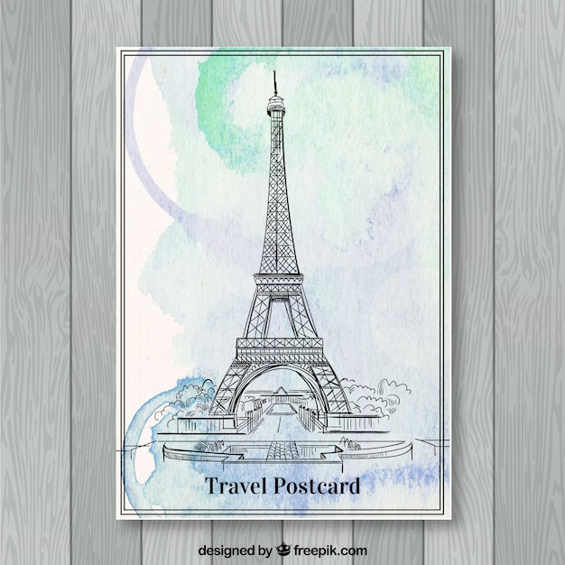 Travel postcard