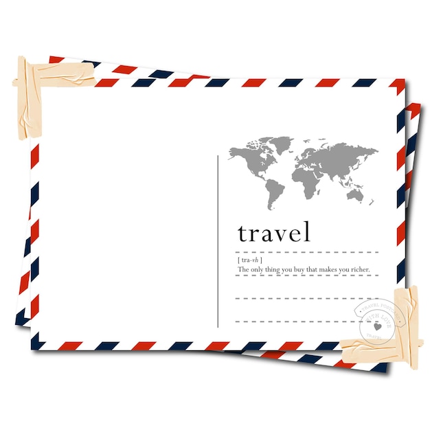 travel postcard