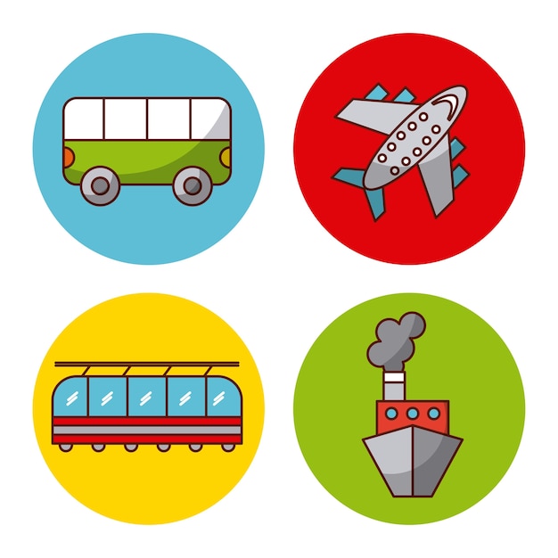 Travel related icons 