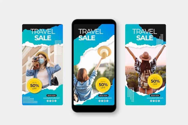 Travel sale instagram stories