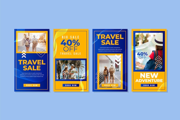 Travel sale instagram stories