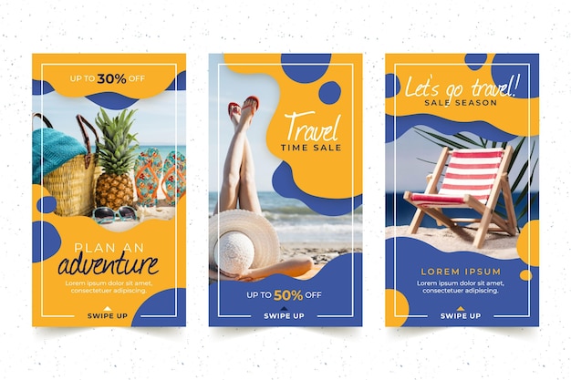 Travel sale instagram stories