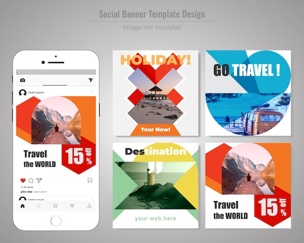 Travel Social Media Post Template