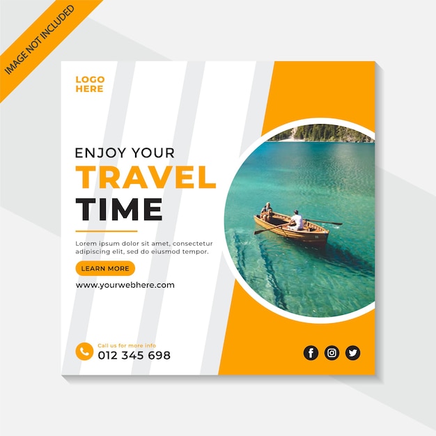 Travel Social Media Post Template