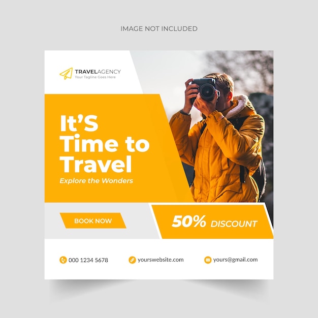 Travel Social Media Post Template