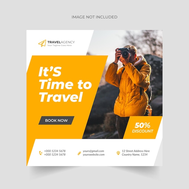 Travel Social Media Post Template