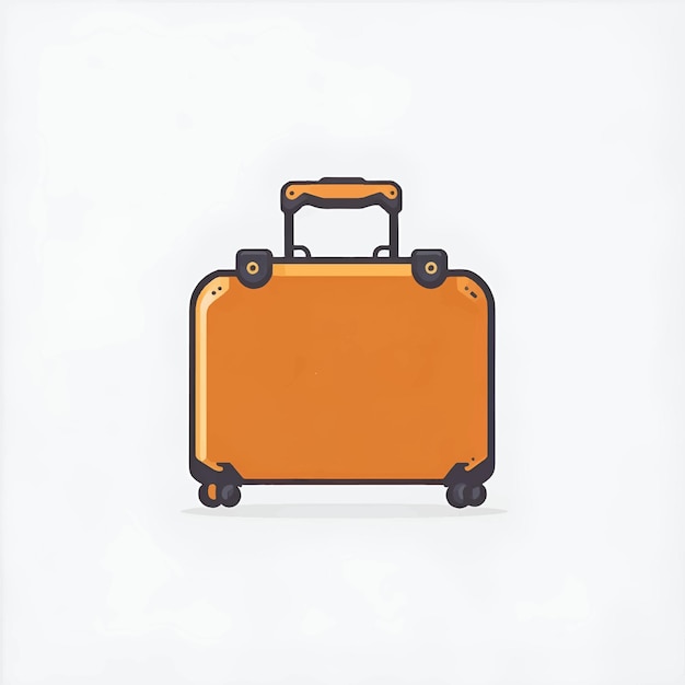 Vector travel suitcase icon family luggage suitcase vector illustration