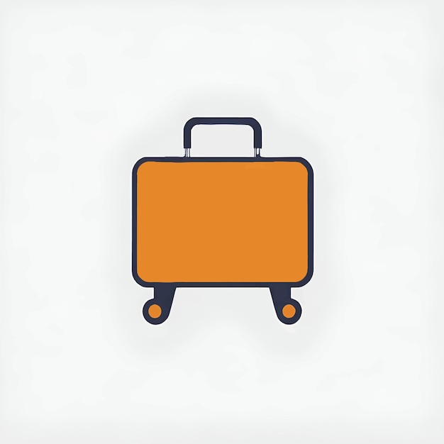 Travel suitcase icon Family luggage suitcase Vector illustration