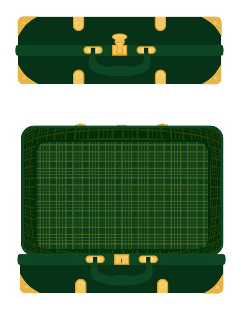 ベクトル 旅行用スーツケース ストックベクトルイラスト