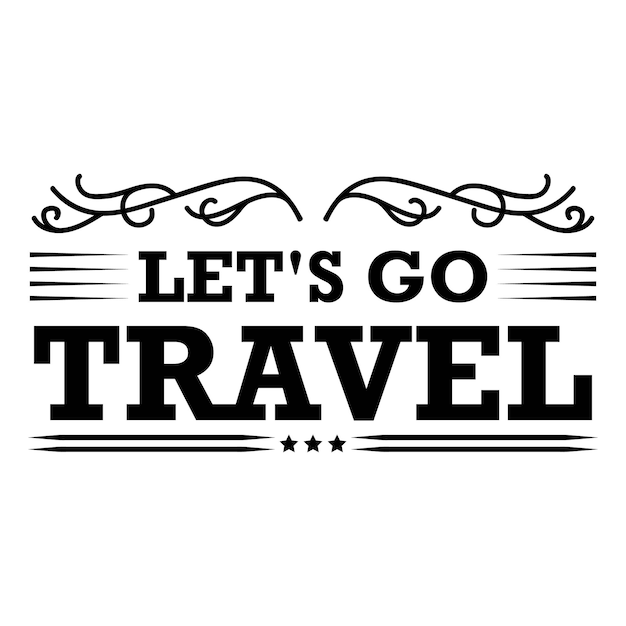 Vector travel svg design