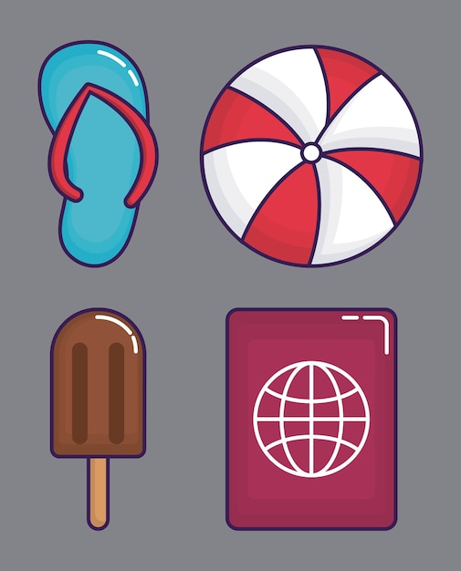 Travel time related icons