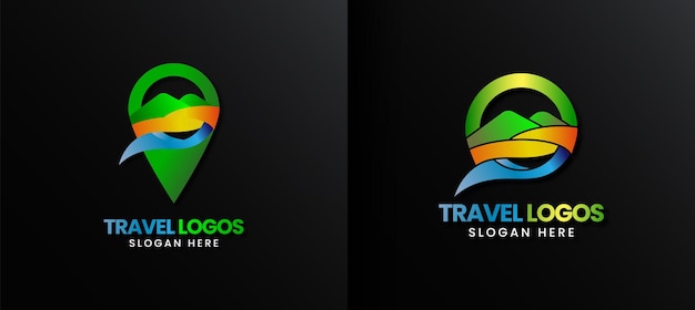 Travel and tour logo concept vector design illustration