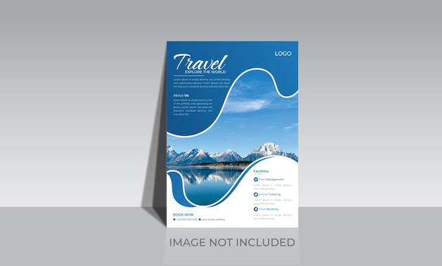 Travel and Tour Sale Explore world sale flyer template for travel agency