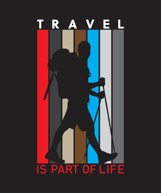 Travel typography t-shirt design print