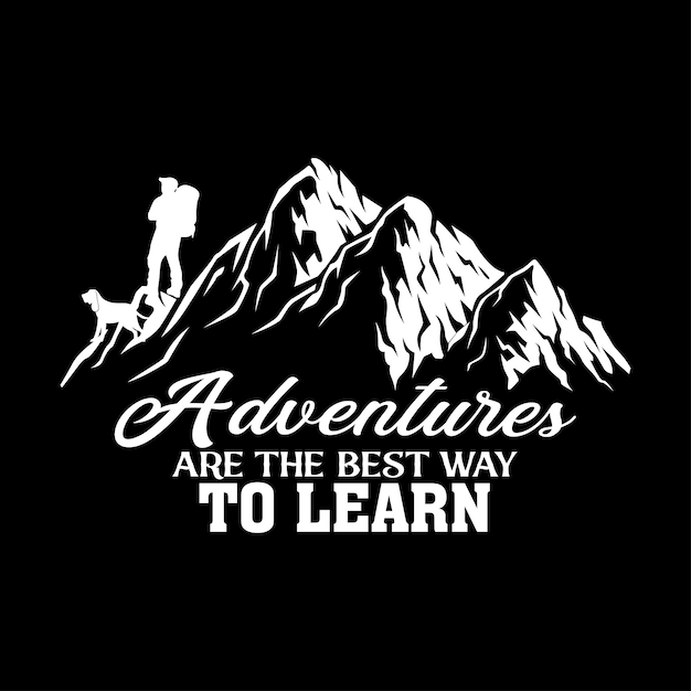 Travel typography vector t-shirt design