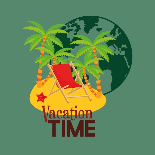 Vector travel vacation or holidays related icons image