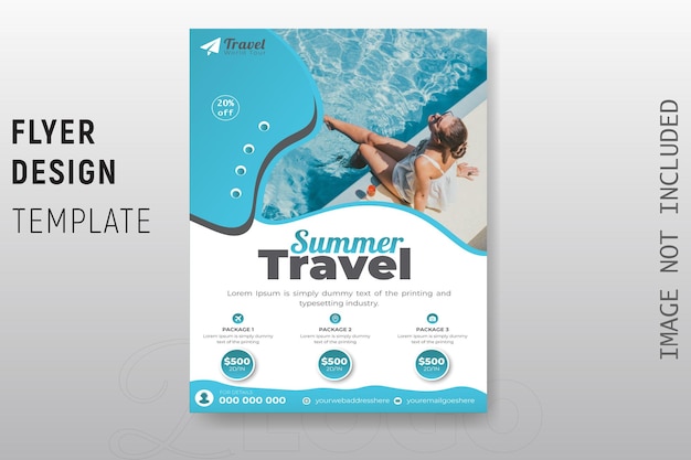 travel vacation tour agency flyer template design holiday summer travel and tourism flyer or poste