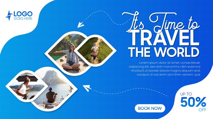Travel world 50percent off baner