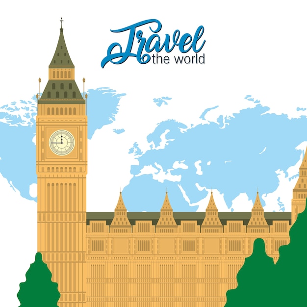 Vector travel the world