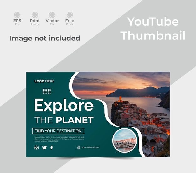 Travel YouTube Thumbnail Design