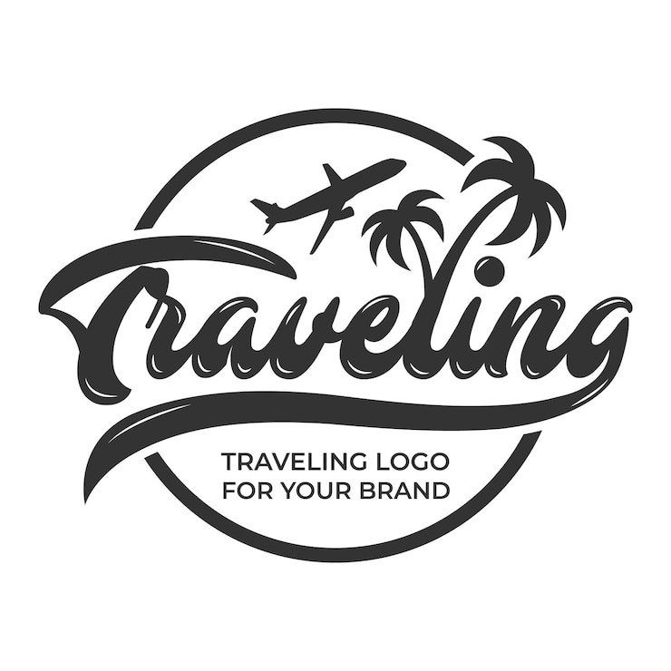 Vector traveling logo design
