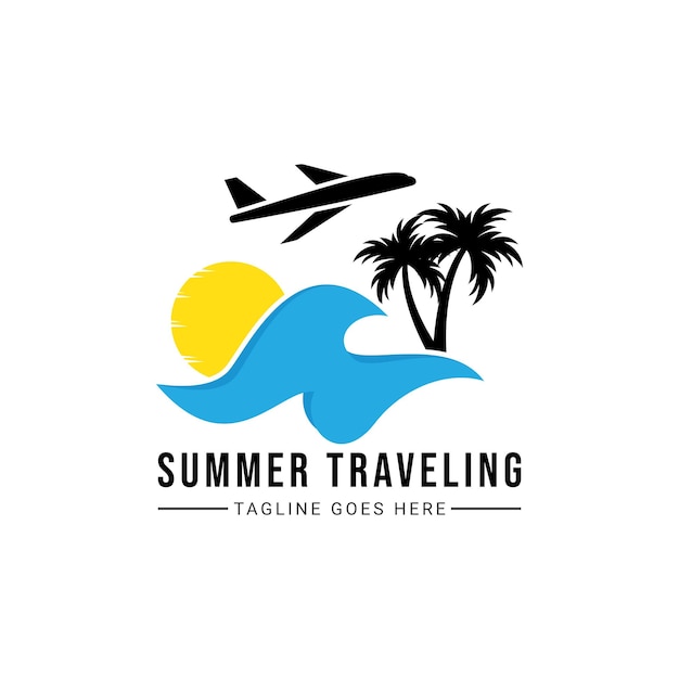 Traveling logo icon vector design illustration.