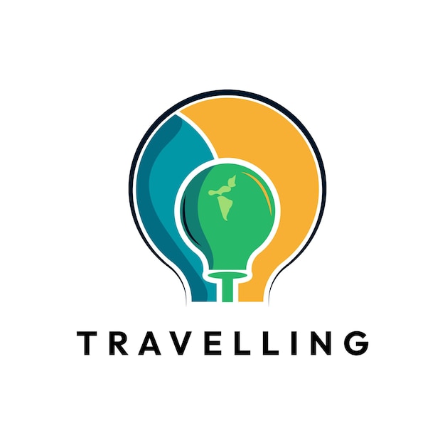 traveling logo with air baloon