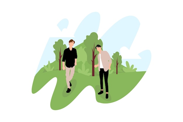 Vector traveling people flat illustration design