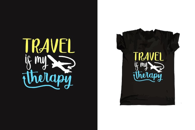 Traveling typography tshirt design