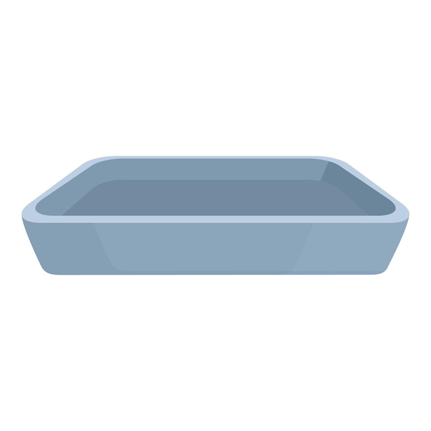 Tray icon cartoon vector Cooking stuff Food bakery