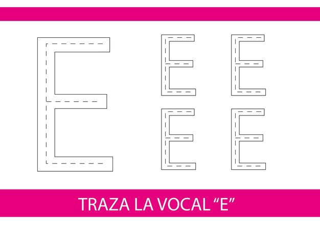 TRAZA LAS LETRAS DEL ABECEDARIO