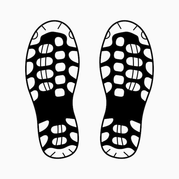 Vector tread shoe sole