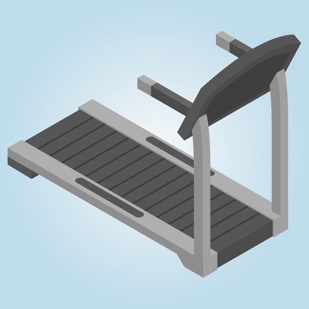 Vector treadmill for running training vector