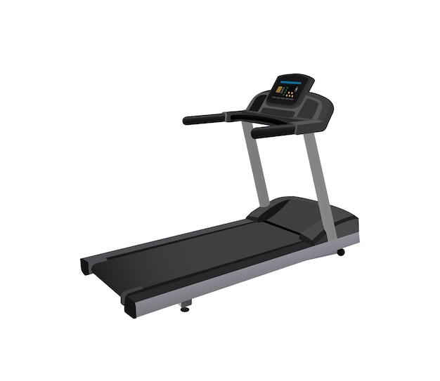 Vector treadmill vactor illustration