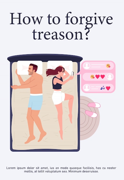 Treason forgiving poster template