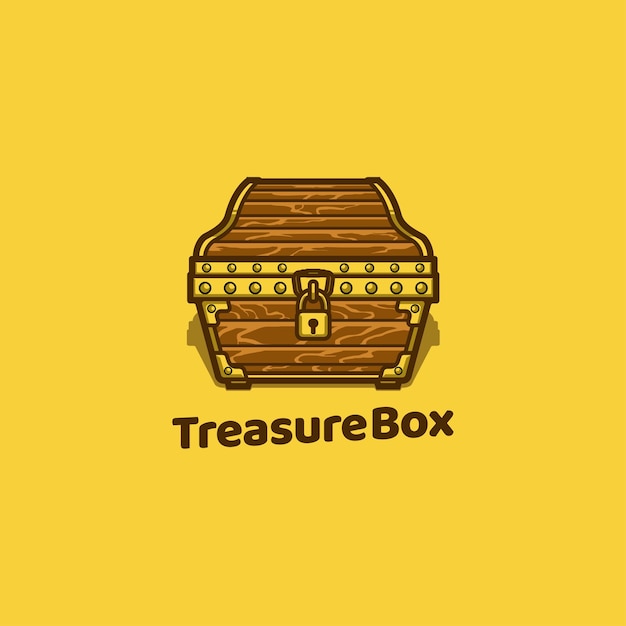 Treasure chest box pirata in legno