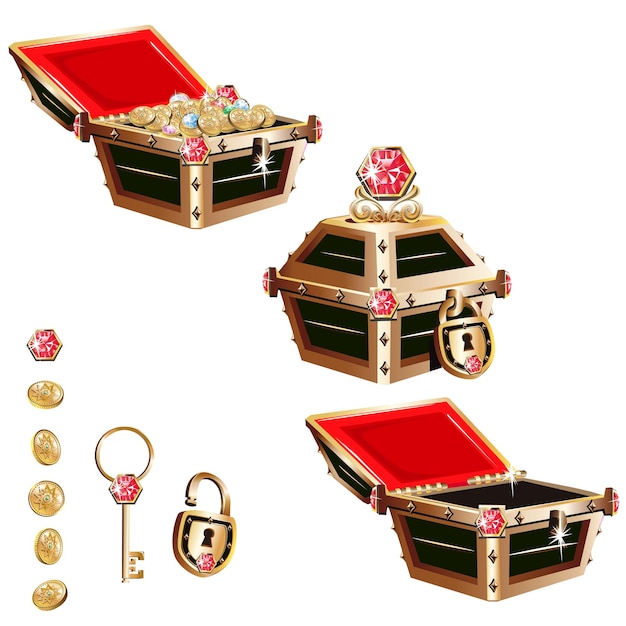 Treasure chest set