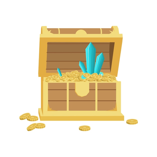 Vector treasure chest