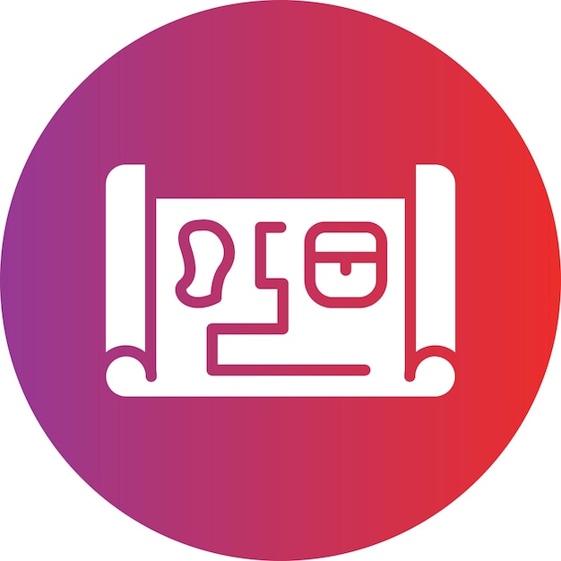 Treasure Map Icon Style
