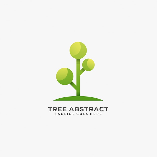 Tree abstract logo.