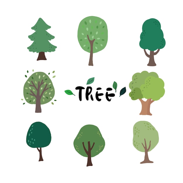 Vector tree arbor day