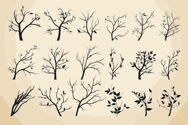 Вектор Вектор ветви дерева для печати вектор ветвы дерева клипарт вектор ветки дерева иллюстрация