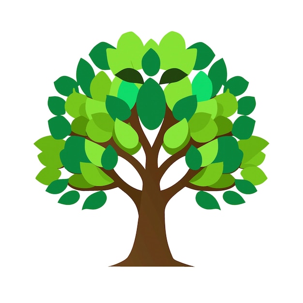 Vector tree clipart vector desain