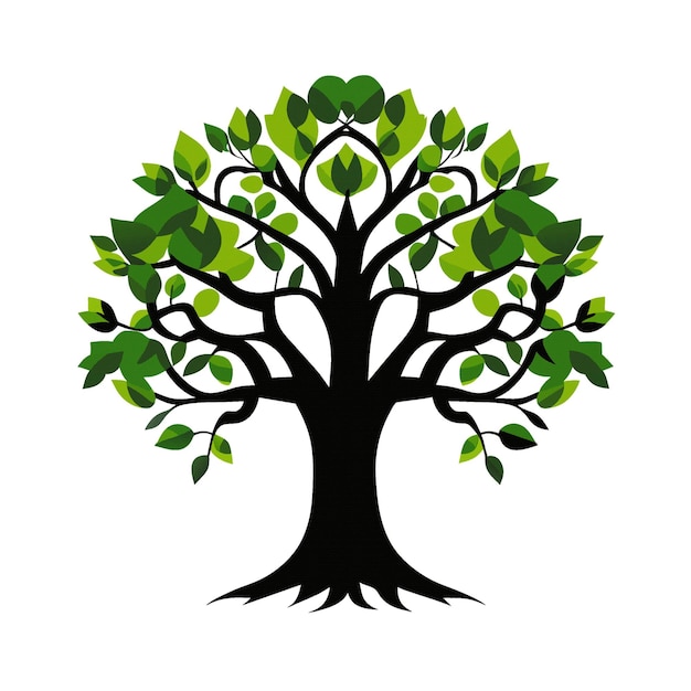 tree clipart vector desain