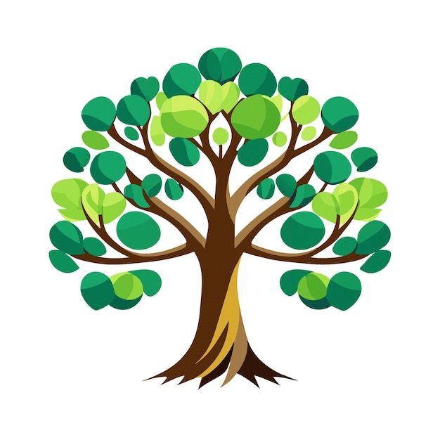 tree clipart vector desain