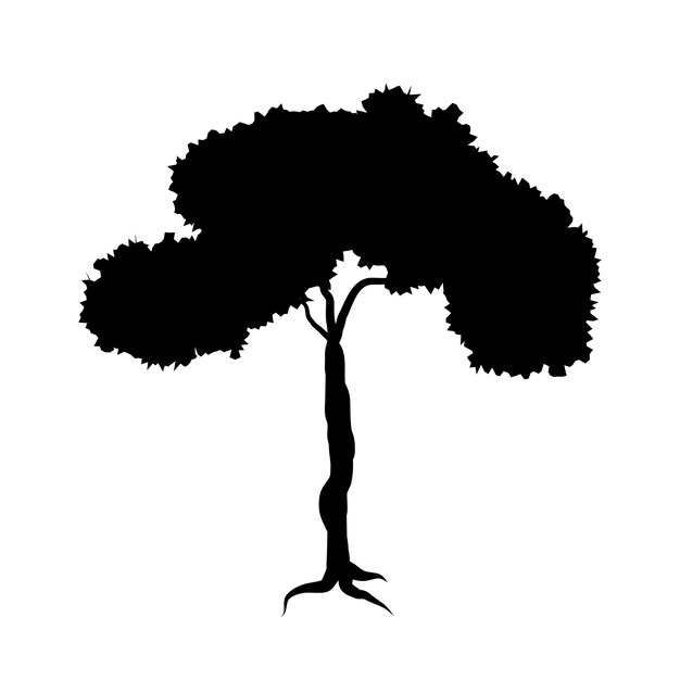 Tree drawignストックベクトルイラスト