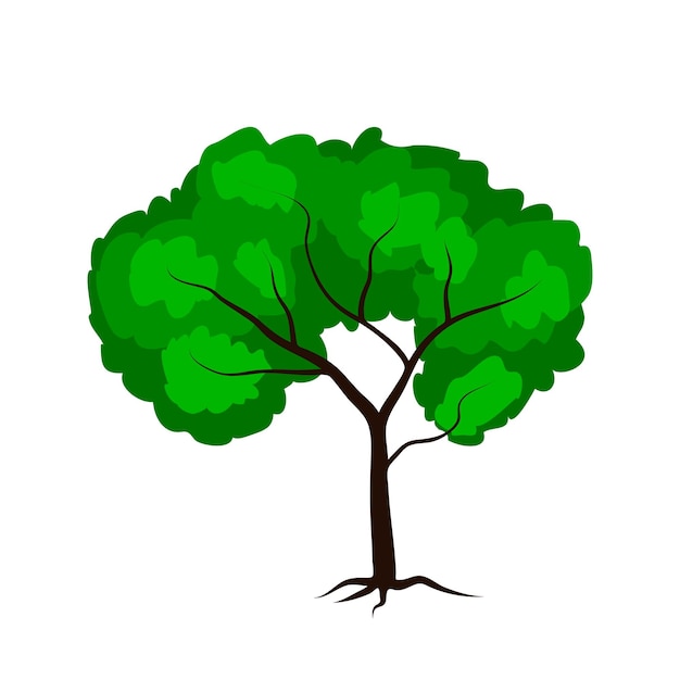 Tree drawign-stockvectorillustratie