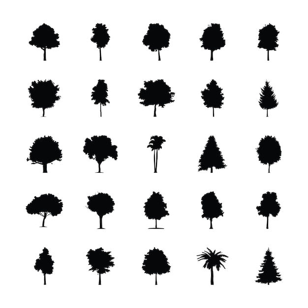 Tree Filled pictograms