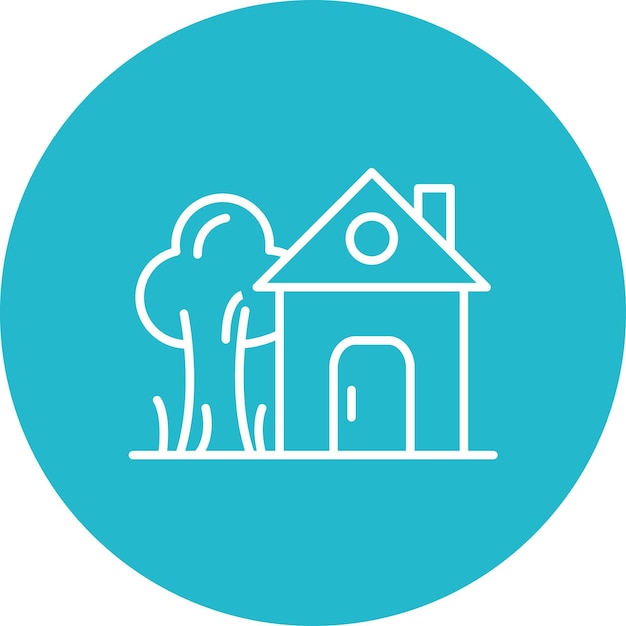 Tree House icon vector image Can be used for Type of Houses